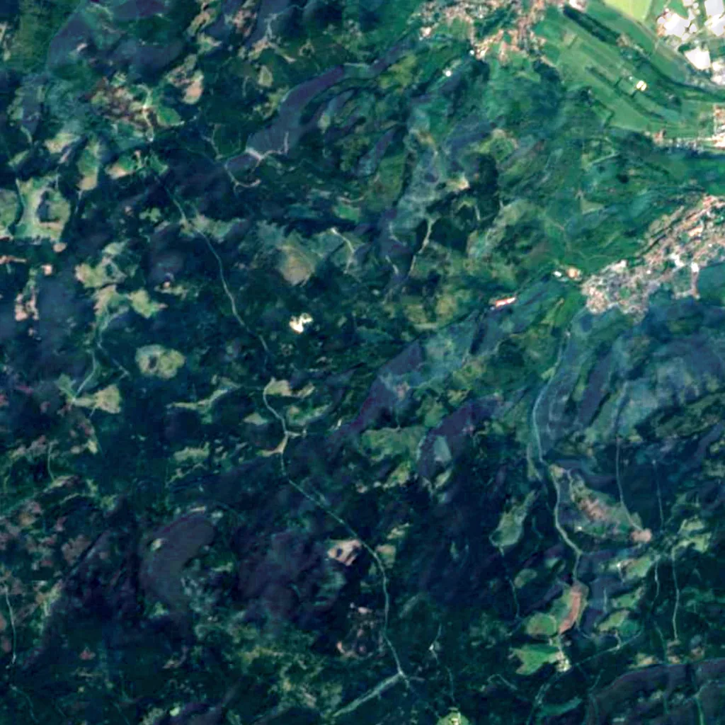 Steinerne Renne seen from above (Sentinel-2)