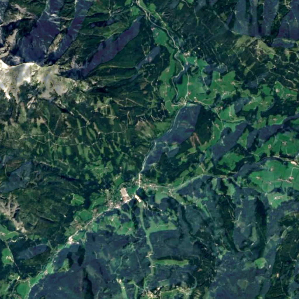 Strombodingwasserfall seen from above (Sentinel-2)
