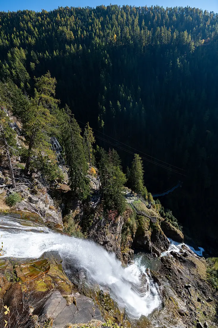 Stuibenfall Plattform 5 Wasserfall