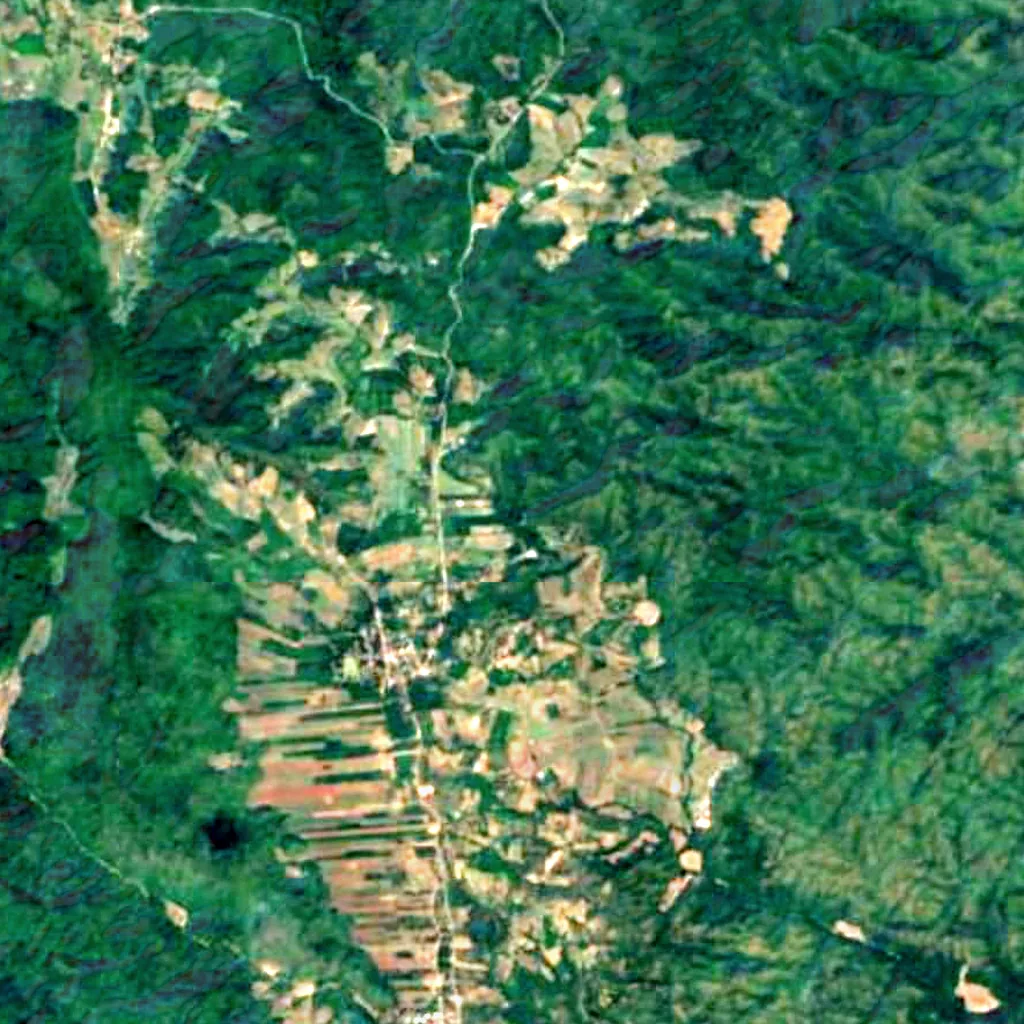 Than Sawan waterfall seen from above (Sentinel-2)