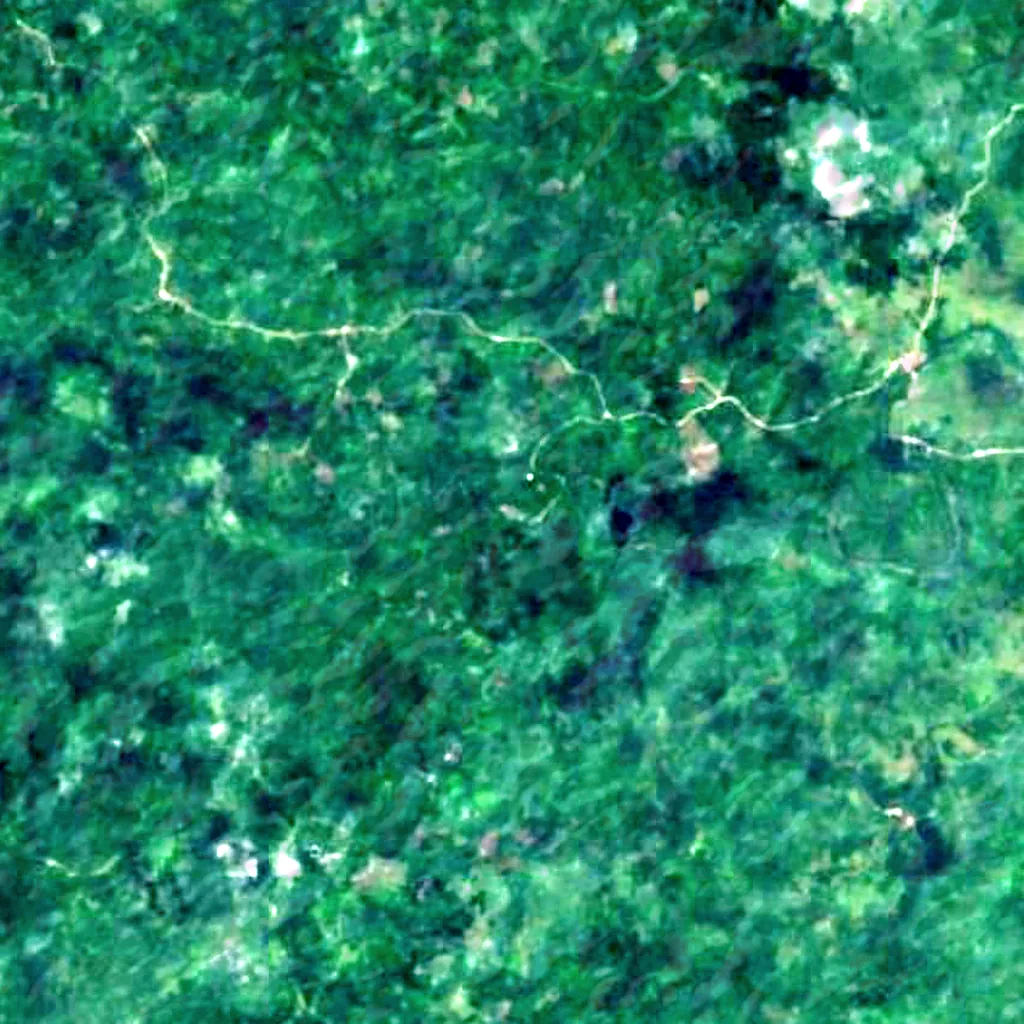 Tinuy-an Falls seen from above (Sentinel-2)