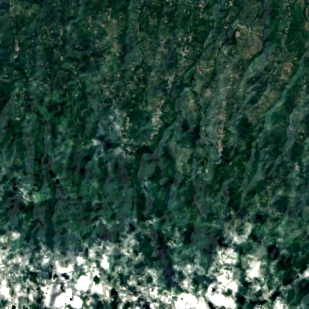 Tiu Kelep Waterfall seen from above (Sentinel-2)