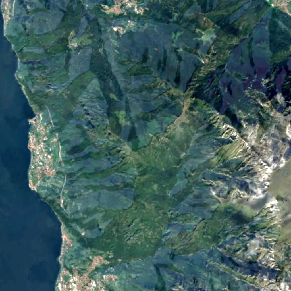 Torrente Esino seen from above (Sentinel-2)