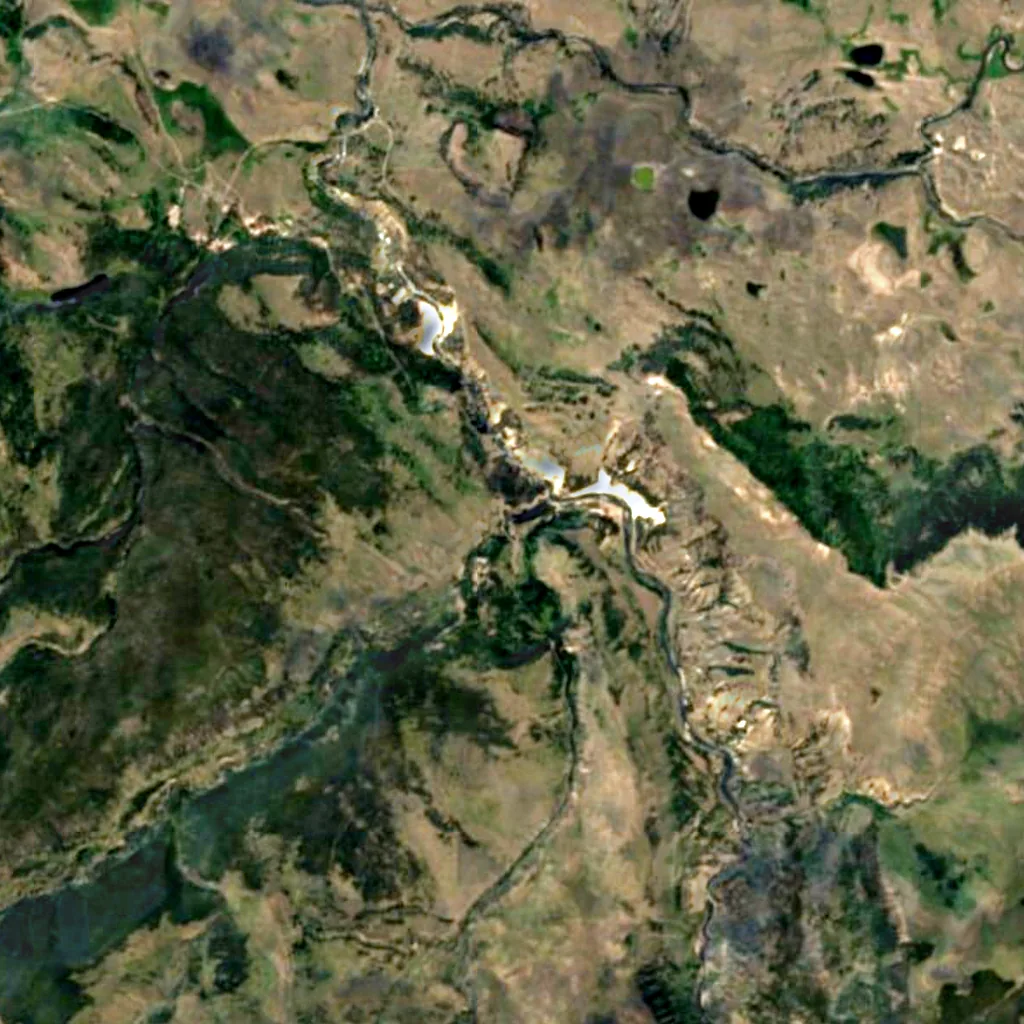 Tower Fall seen from above (Sentinel-2)