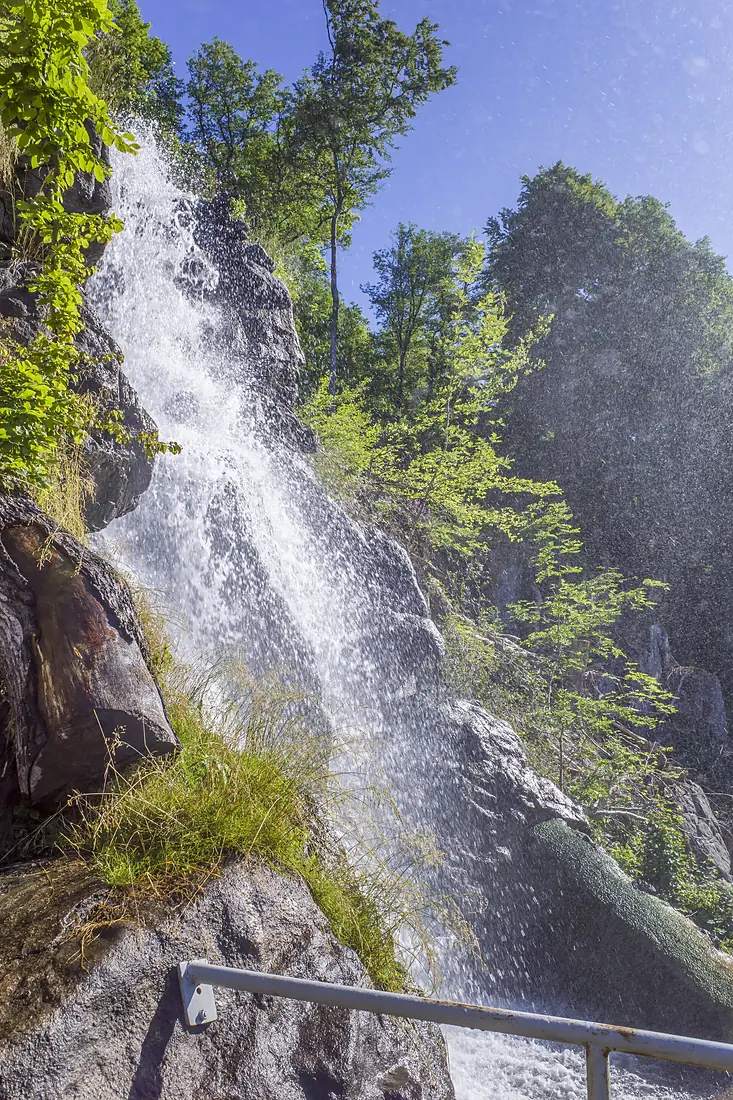 Oberer Teil des Trusetaler Wasserfalls