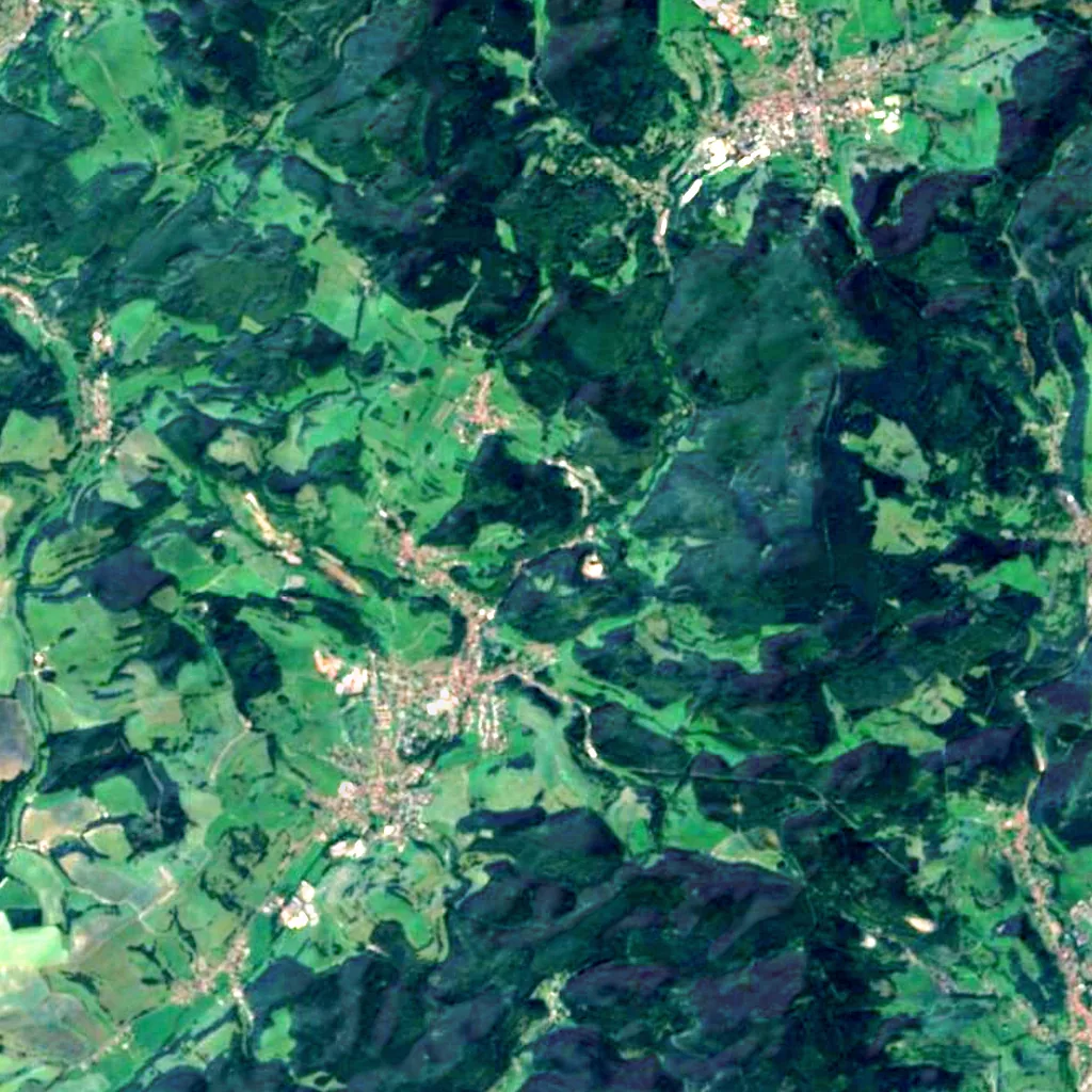 Trusetaler Wasserfall seen from above (Sentinel-2)