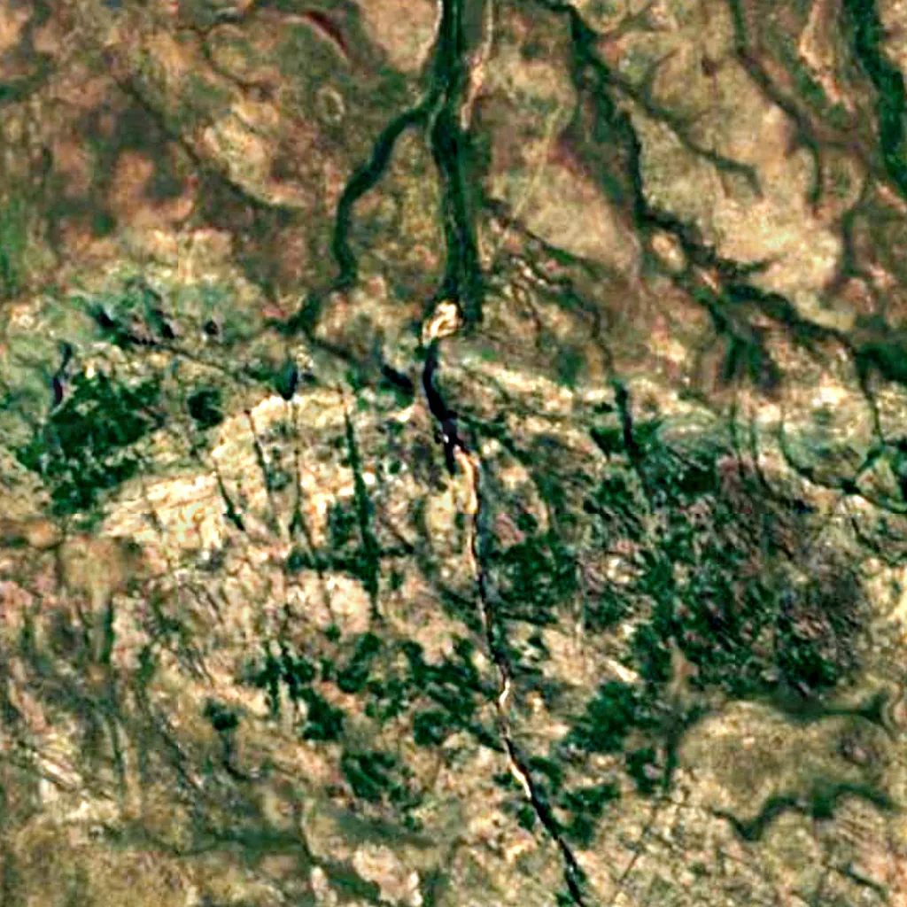 Twin Falls seen from above (Sentinel-2)