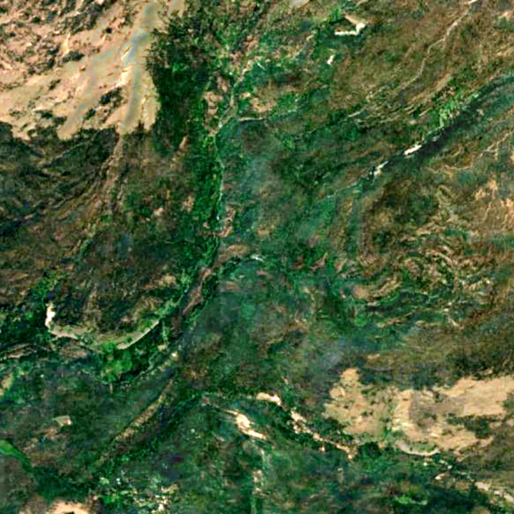 Union Falls seen from above (Sentinel-2)