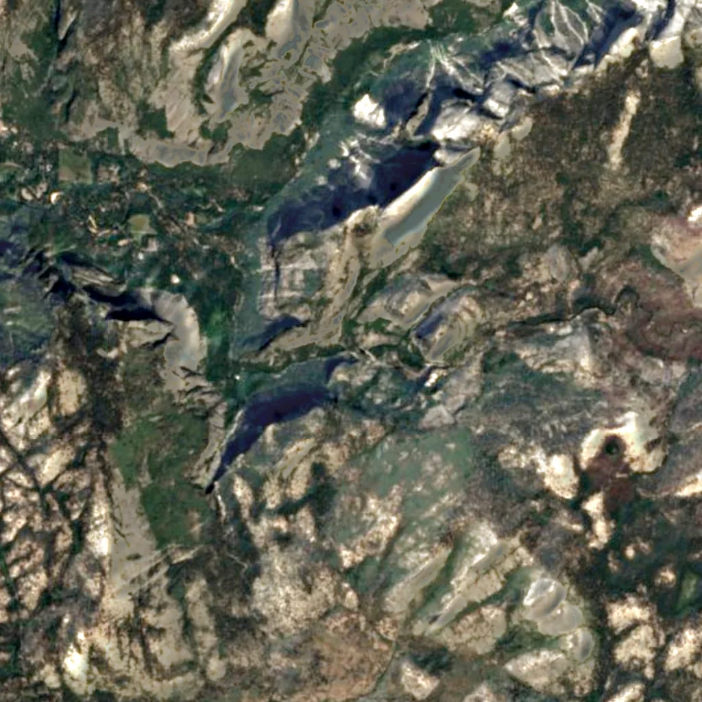 Vernal Fall seen from above (Sentinel-2)