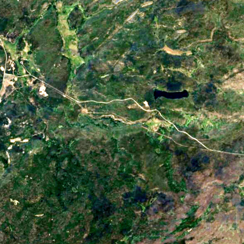 Virginia Cascades seen from above (Sentinel-2)