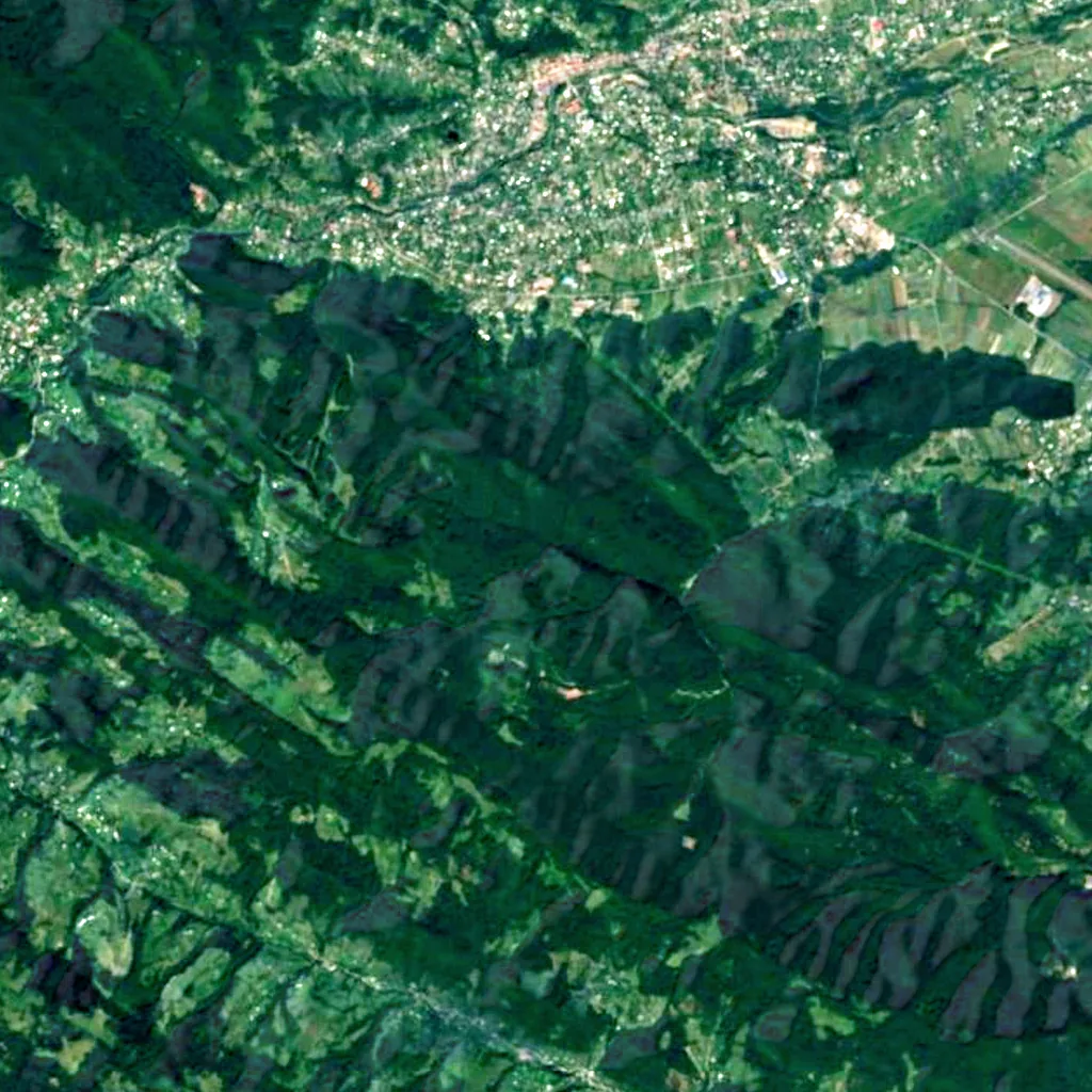 Voliitsi Waterfall seen from above (Sentinel-2)