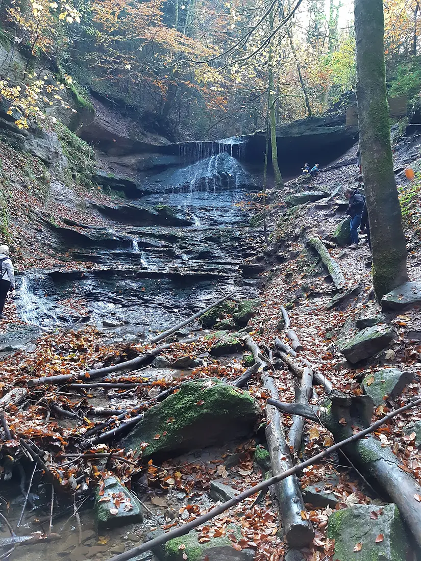 Murrhard Hinterer-Hörschbach-Wasserfall 2021