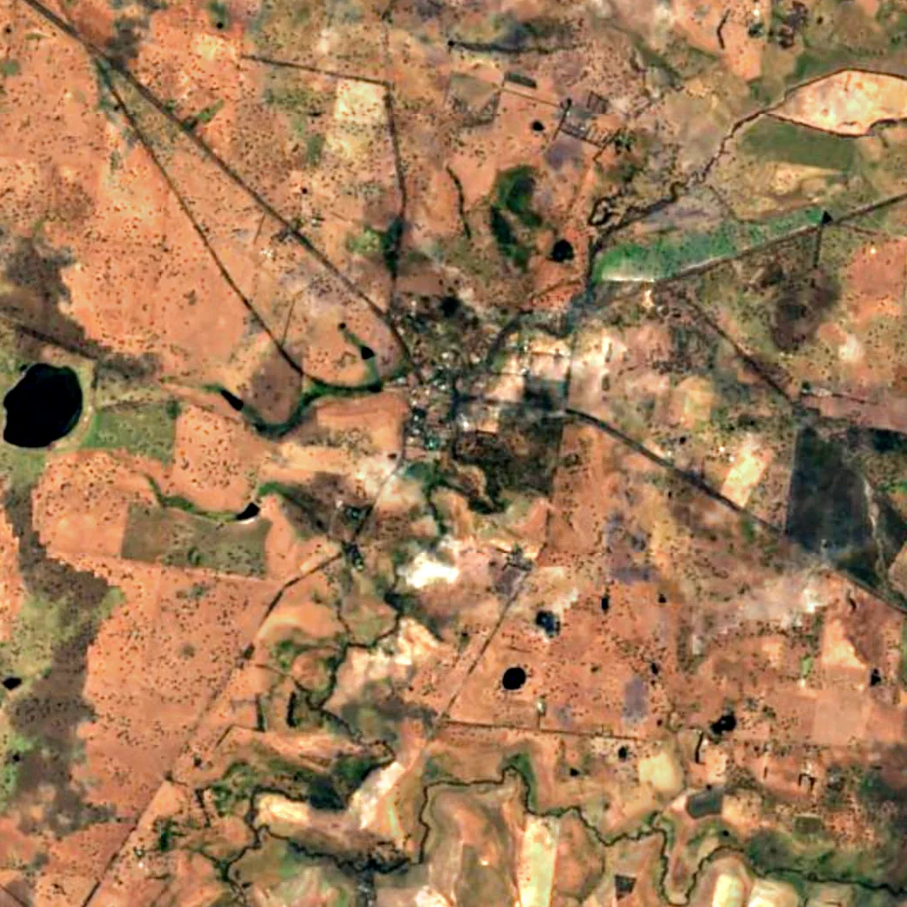 Wannon Falls seen from above (Sentinel-2)