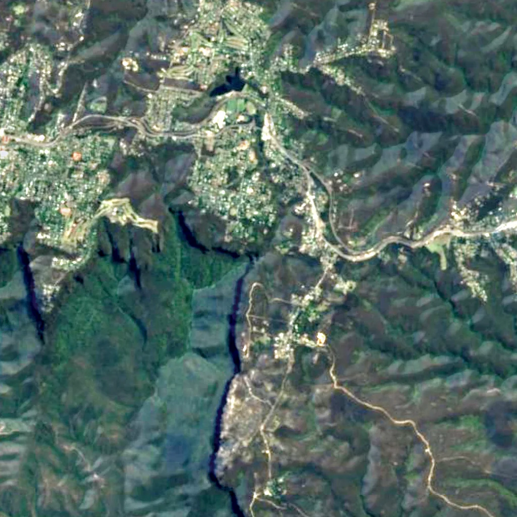 Wentworth Falls seen from above (Sentinel-2)