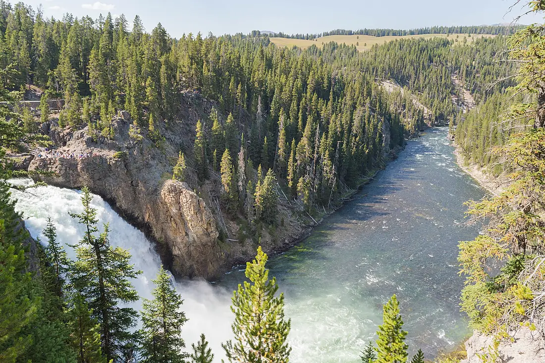 Upper Falls of the Yellowstone River, Yellowstone